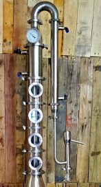 2" 4 Plate Reflux Column Still